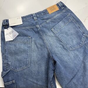 BDG Urban Outfitters Bella Baggy Carpenter Denim Jeans Womens 34x31 Blue NWT‎